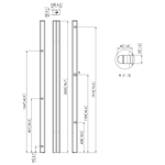 PUC2720 oszlop 200cm Vogels