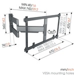 TVM5845 fali TV konzol Vogels