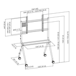 T1011B ESSENTIAL padlóállvány Vogels