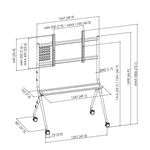 T1021B ESSENTIAL padlóállvány Vogels
