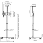 T1031B ESSENTIAL padlóállvány Vogels