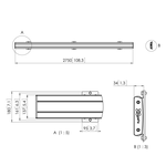 PFB3427 BK Interface bar 2765 Vogels