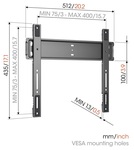 TVM5505 fali TV konzol Vogels